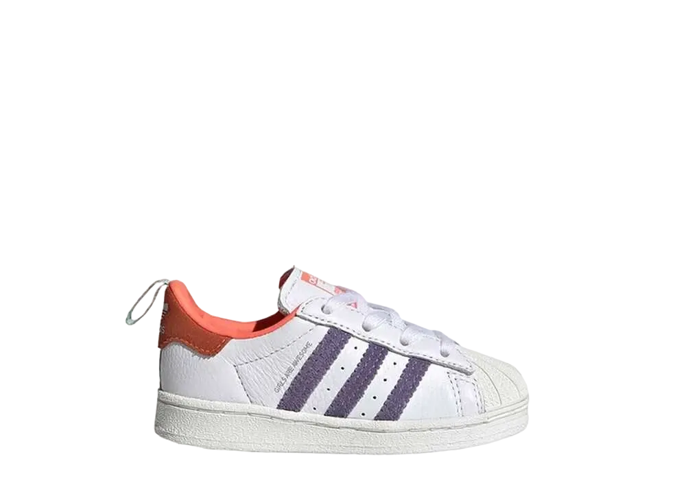 adidas TD Superstar Girls Are Awesome "Cloud White/Icey Pink/Signal Coral"