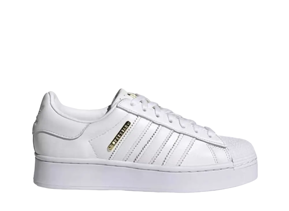 adidas Women's Superstar Bold "White Gold"