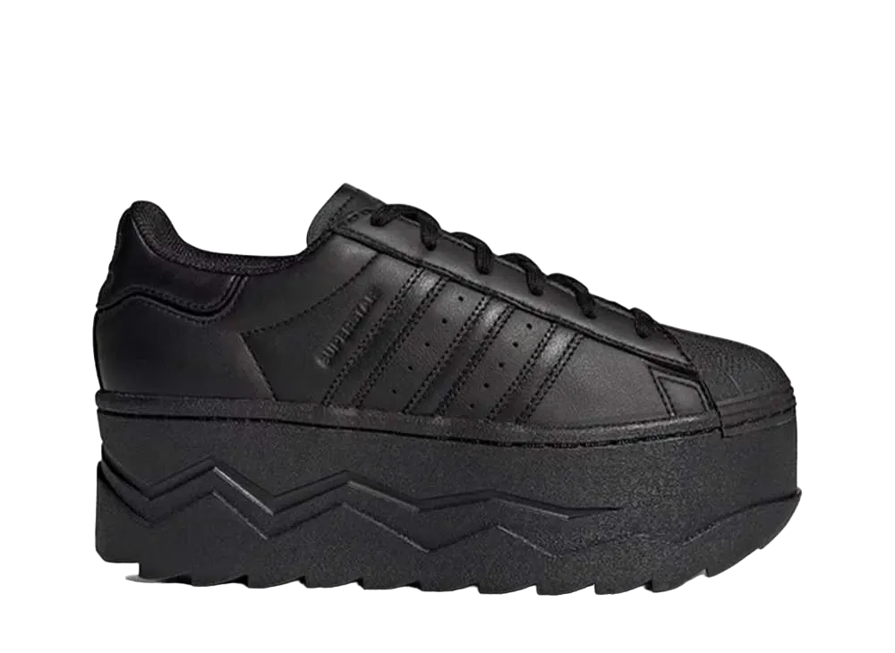 adidas Women's Superstar Platforum Low "Triple Black"