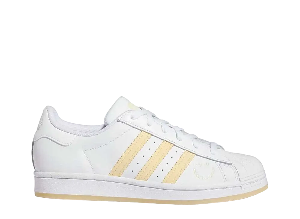 adidas Women's Superstar "Cloud White Easy Yellow"