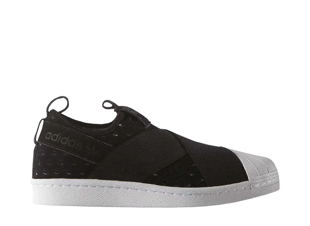 リタ オラ × アディダス ウィメンズ スーパースター スリッポン "ブラック ホワイト"