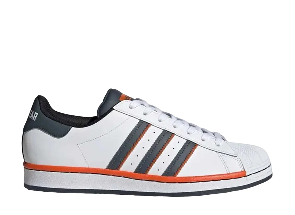 アディダス スーパースター ストリート ボール "ホワイト/ネイビー/オレンジ"