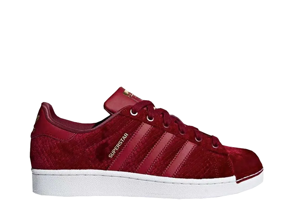 adidas Women's Superstar "Velvet Noble Maroon"