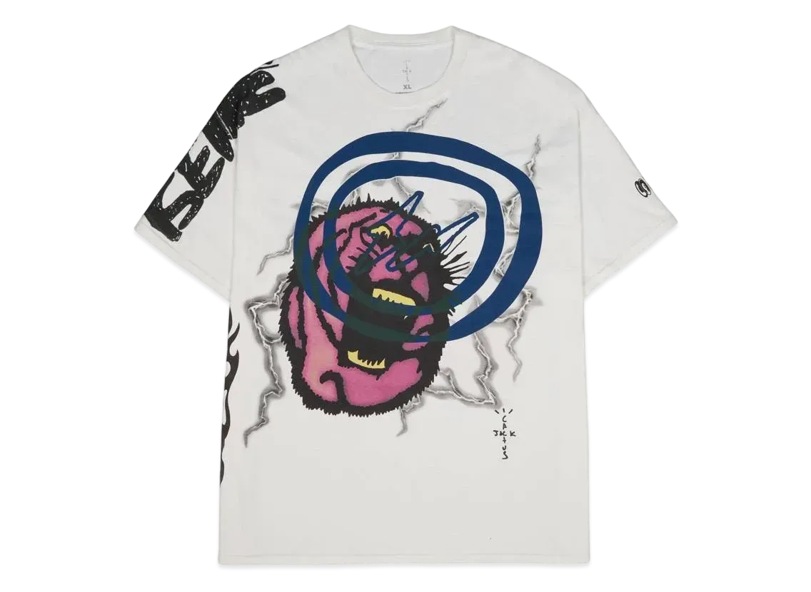 Travis Scott Cactus Jack For Fragment Sunrise Tee "White"