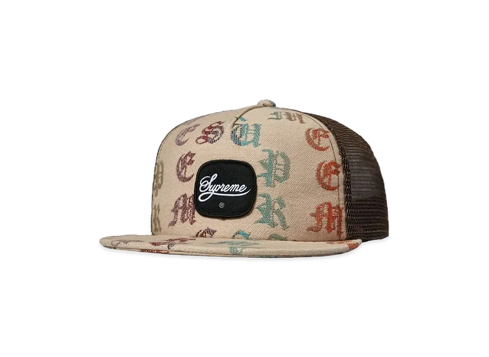 Supreme Gradient Jacquard Denim Mesh Back 5-Panel 