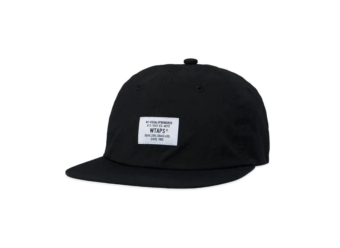 Wtaps T-6H 01 / CAP / NYLON. TUSSAH "Black"