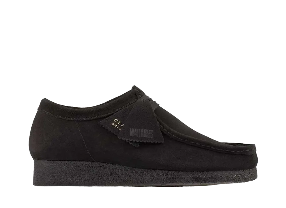 Clarks Women's Wallabee "Black Suede"