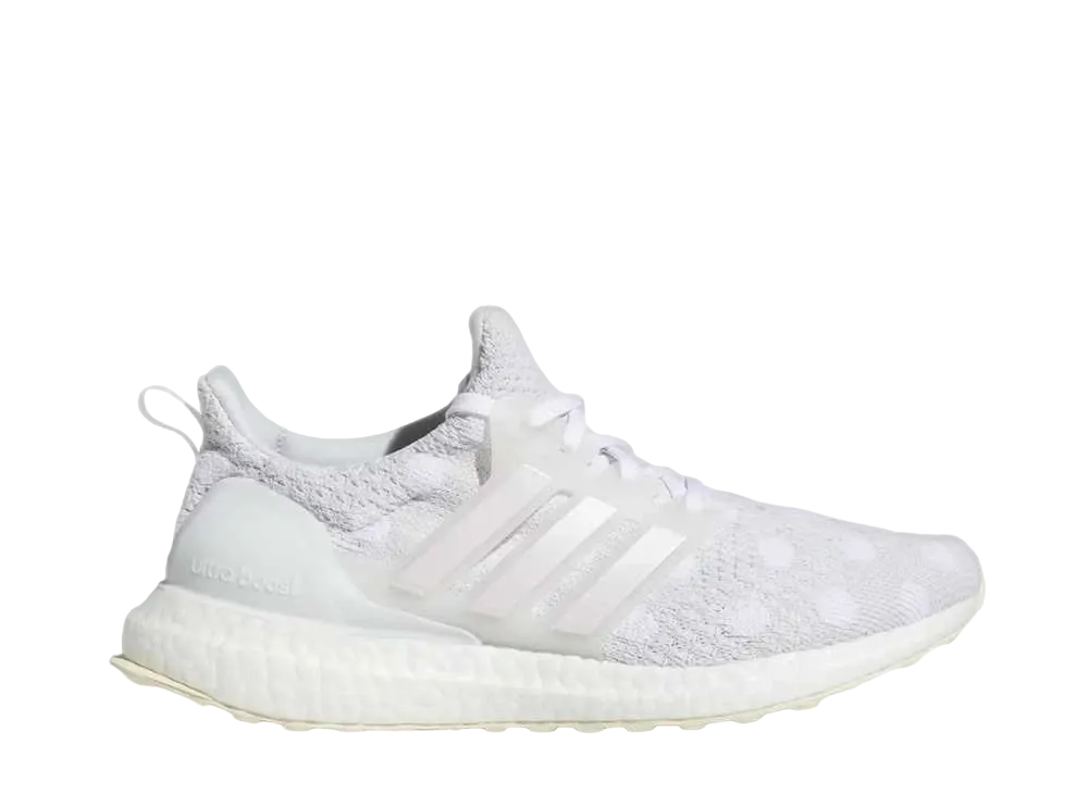 adidas Women's Ultra Boost 5.0 DNA "White Almost Pink Polka Dot"