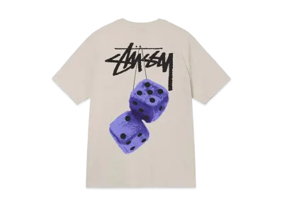 Stussy Fuzzy Dice Tee "Smoke"