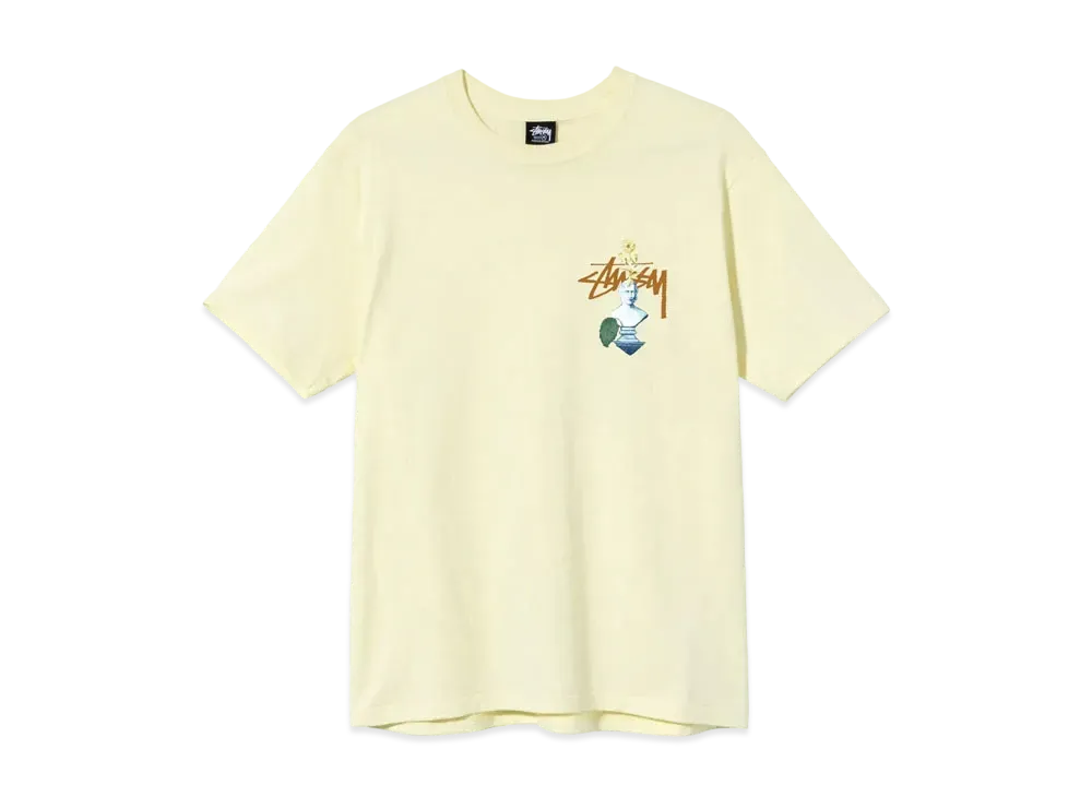 Stussy Psychedelic Tee "Pale Yellow"
