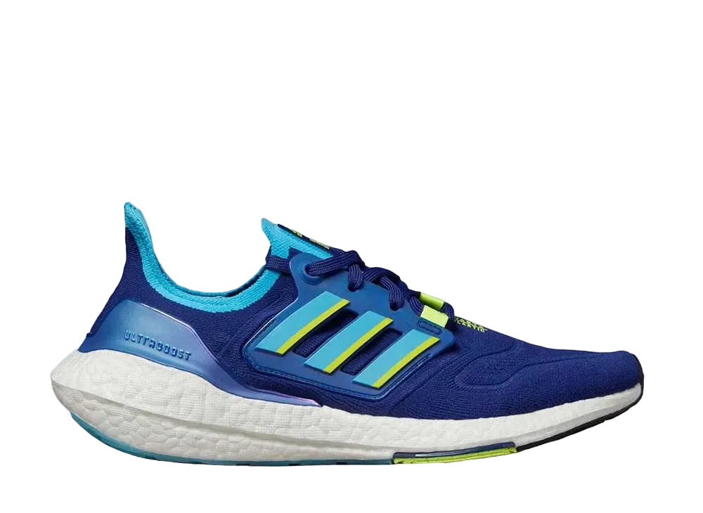 アディダス ウルトラブースト 22 レガシー "インディゴ スカイ ソーラー イエロー"