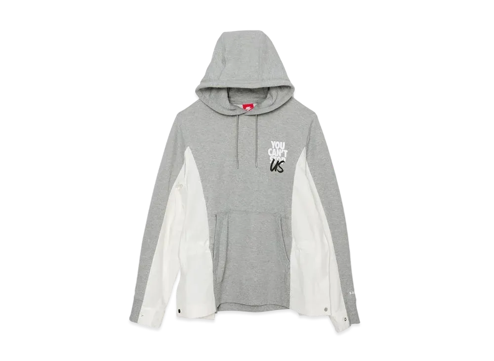 サカイ x ナイキ ユー キャント ストップ アス カスタマイズド フーディー "グレー"