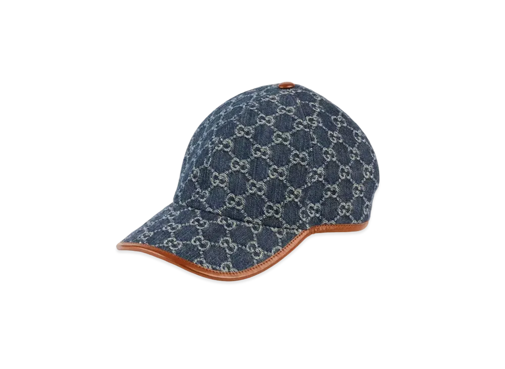 GUCCI GG Baseball Hat "Blue/Ivory"