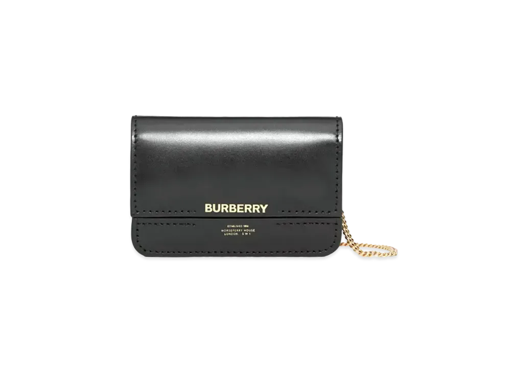 Burberry Jody Leather Card Case "Black"