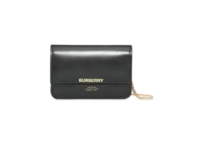 Burberry Jody Leather Card Case "Black"