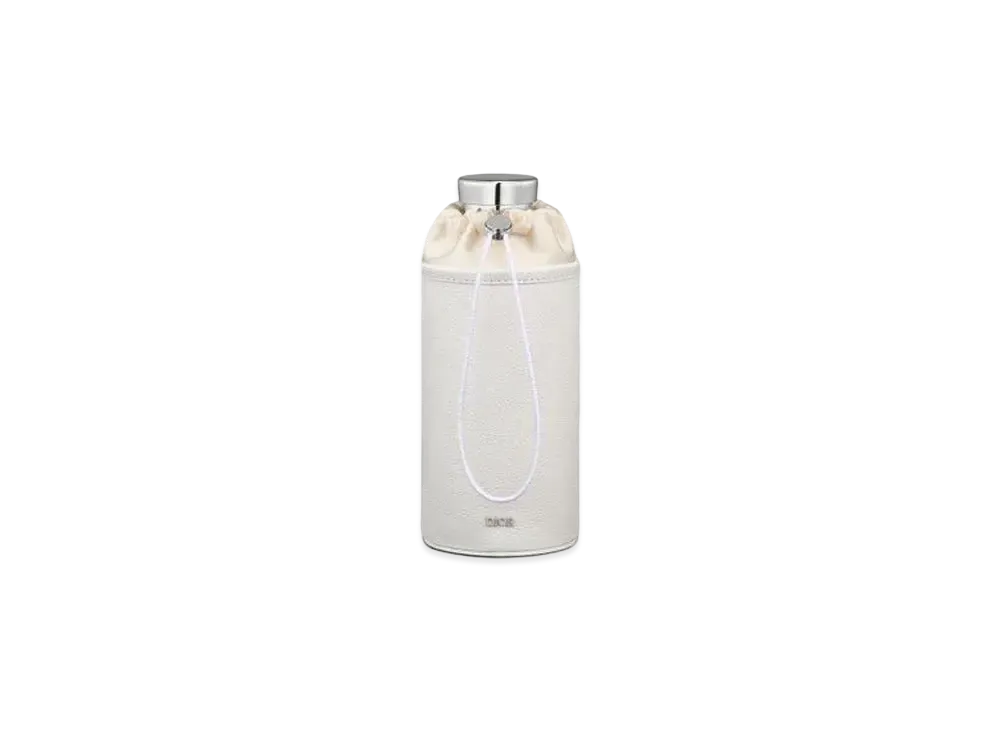 Dior x Sacai Bottle & Bottle Holder Grained Calafskin & Technical Fabric "White"