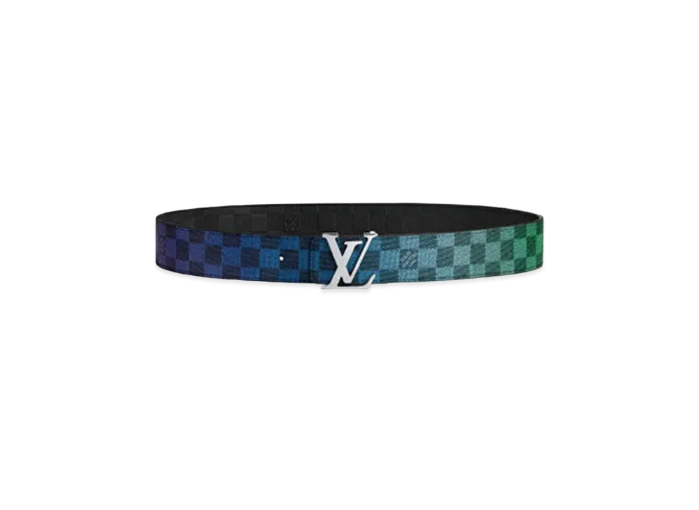 Louis Vuitton Damier Graphite Link Ceinture LV Initial 40MM Reversible "Multicolor"