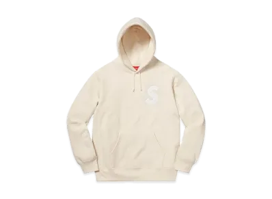 Supreme S Logo Hooded Sweatshirt "Natural" (18FW)