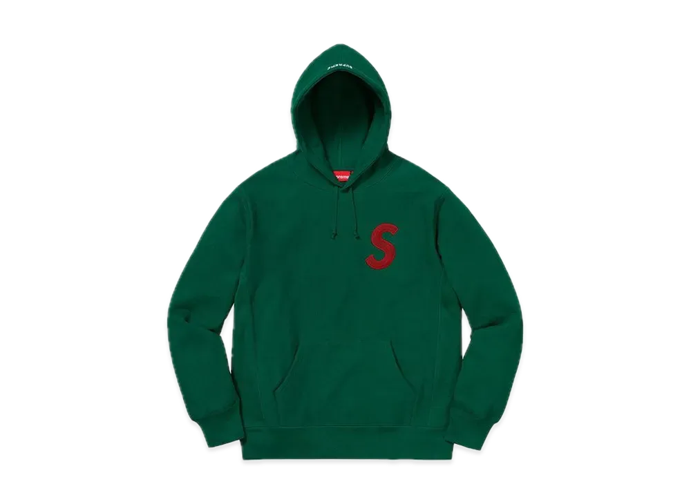 Supreme S Logo Hooded Sweatshirt "Dark Green" (18FW)
