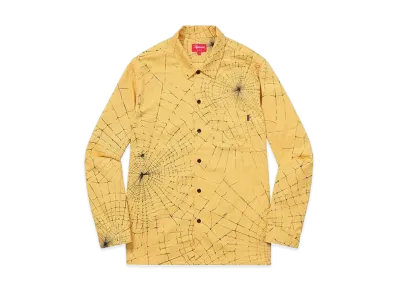 Supreme Spider Web Shirt "Yellow"