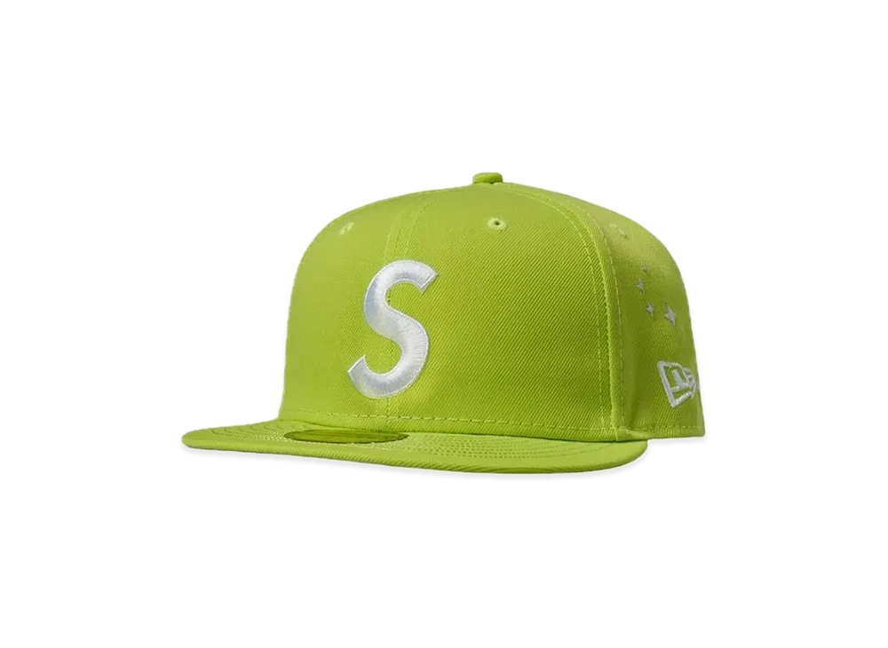 Supreme Characters S Logo New Era "Neon Green"