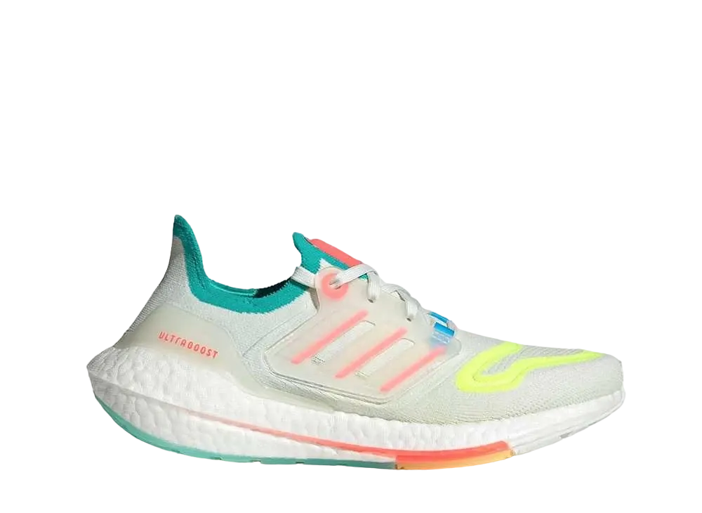 adidas Women's Ultra Boost 22 "White Tint Turbo Mint Rush"