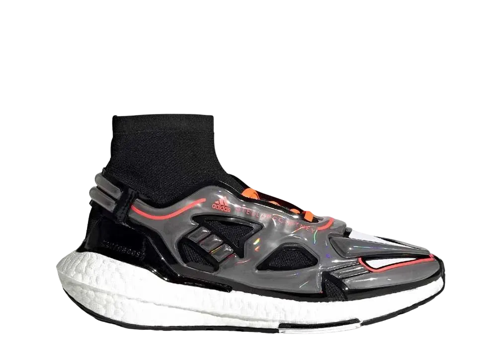 Stella McCartney × adidas Women's Ultra Boost 22 "Core Black Signal Orange"