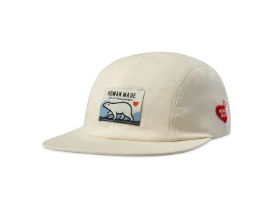 HUMAN MADE 4PANEL TWILL CAP "White"