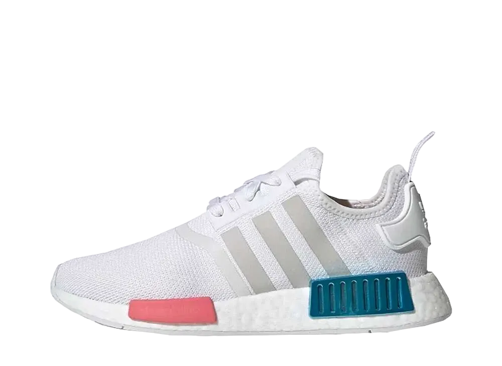 adidas Women's NMD R1 "White Grey Hazy Rose"