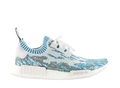 Sneakersnstuff (SNS) × adidas NMD R1 Datamosh Pack "Clear Aqua"