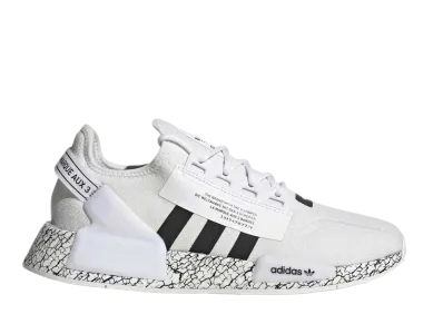 adidas NMD R1 V2 Crackled "White Black"