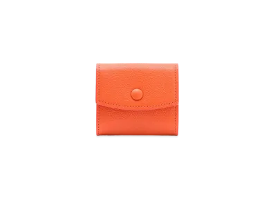 Maison Margiela Grainy Leather Coin Purse "Orange"