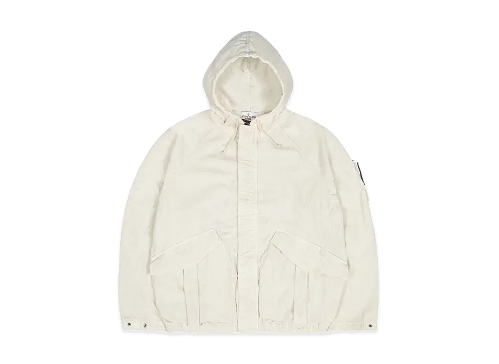 シュプリーム ストーンアイランド コーデュロイ ジャケット "ホワイト"