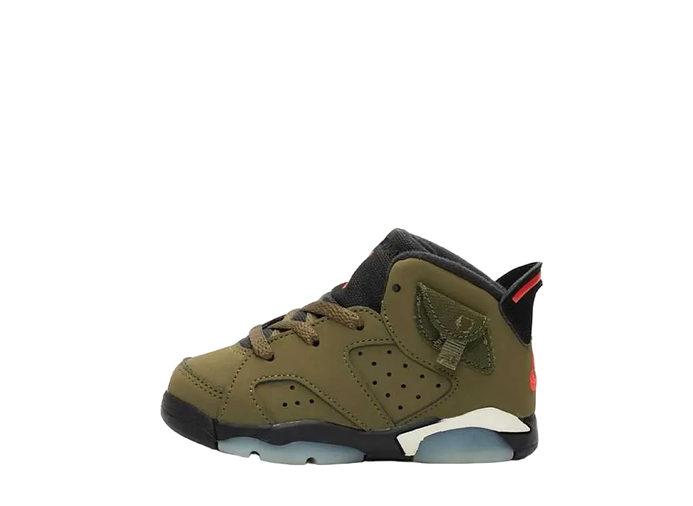 Travis Scott × Nike TD Air Jordan 6 Retro "Medium Olive"