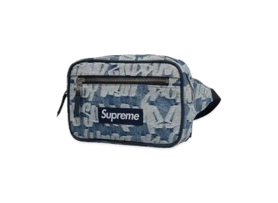 Supreme Fat Tip Jacquard Denim Waist Bag "Blue"