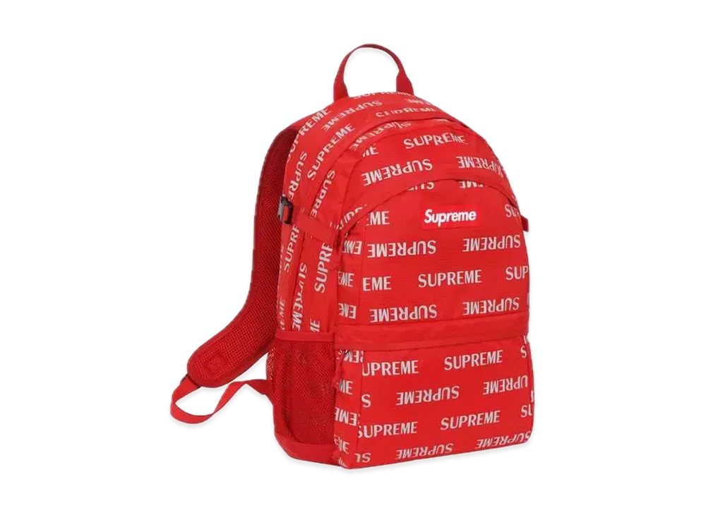 Supreme 3M Reflective Repeat Backpack "Red"