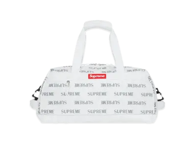 Supreme 3M Reflective Repeat Duffle Bag "White"