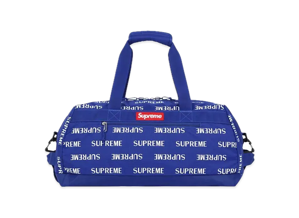 Supreme 3M Reflective Repeat Duffle Bag "Blue"