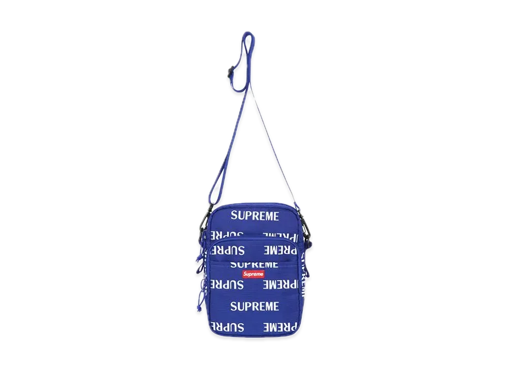 Supreme 3M Reflective Repeat Shoulder Bag "Blue"