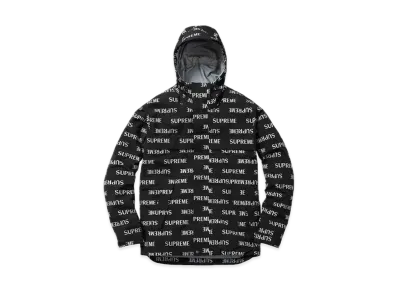 Supreme 3M Reflective Repeat Taped Seam Jacket "Black"
