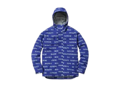 Supreme 3M Reflective Repeat Taped Seam Jacket "Blue"
