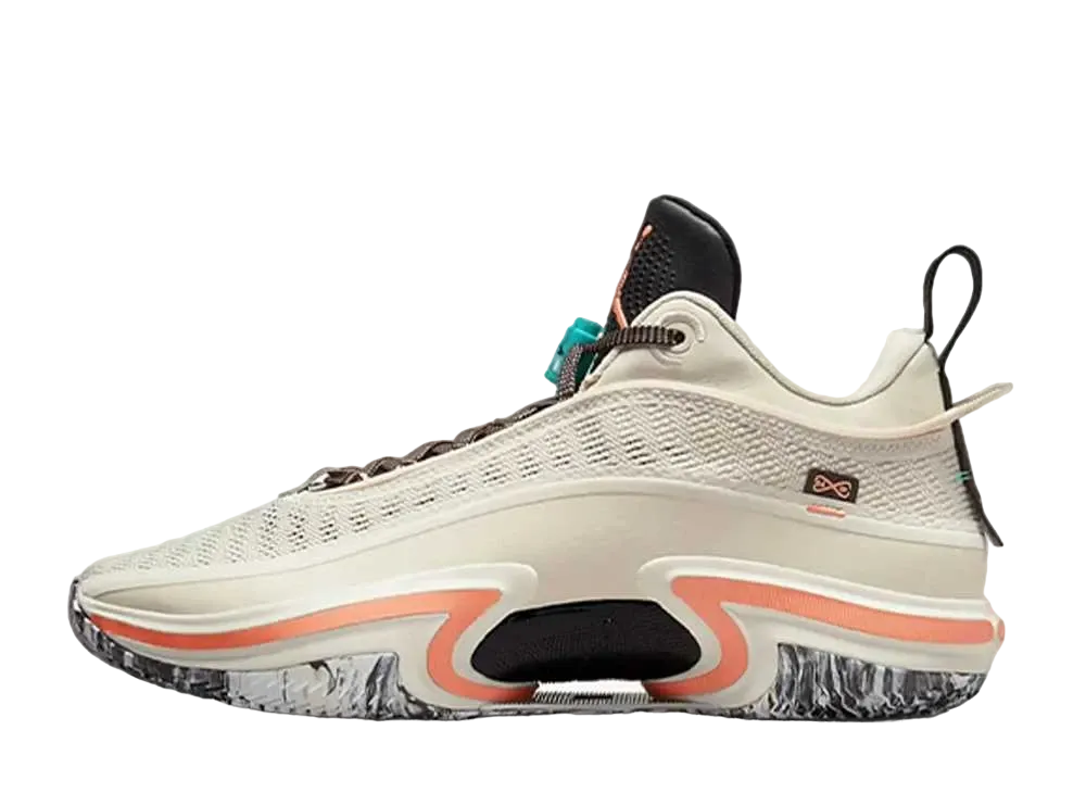 Nike Air Jordan36 Low "Light Allwood Brown/Crimson Bliss"