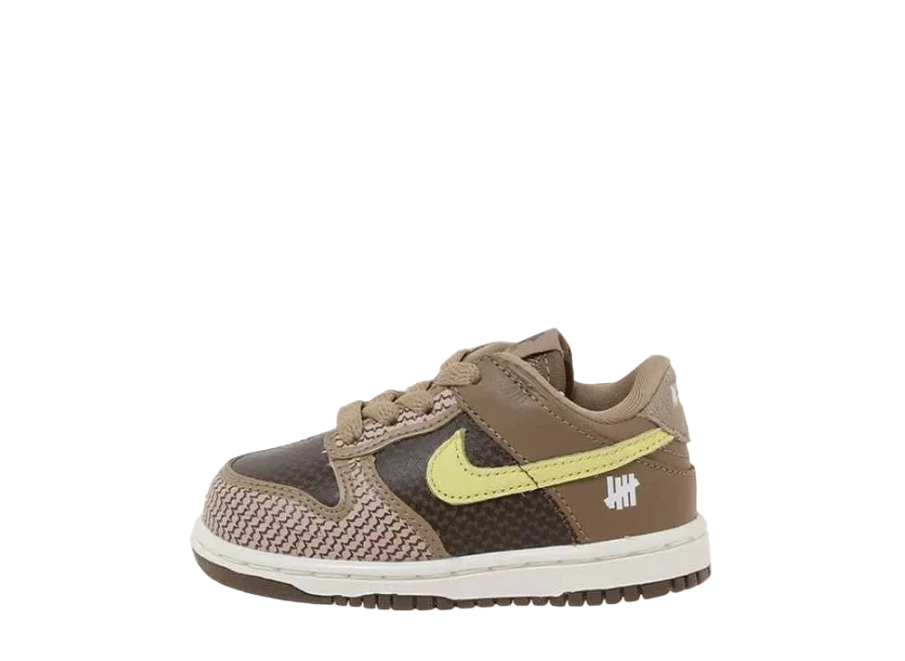 UNDEFEATED × Nike TD Dunk Low SP "Canteen/Lemon Frost"