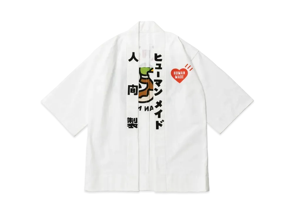 HUMAN MADE HAPPI COAT "White"