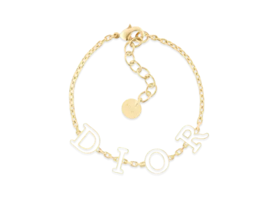 Dior Dio(r)evolution Bracelet Gold-Finish Metal and White Lacquer "Gold"
