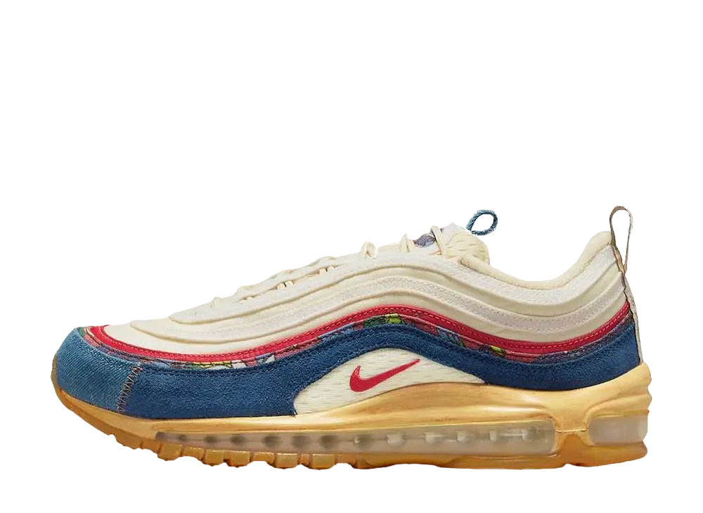 Nike Air Max 97 "Coconut Milk/Track Red-Fossil"
