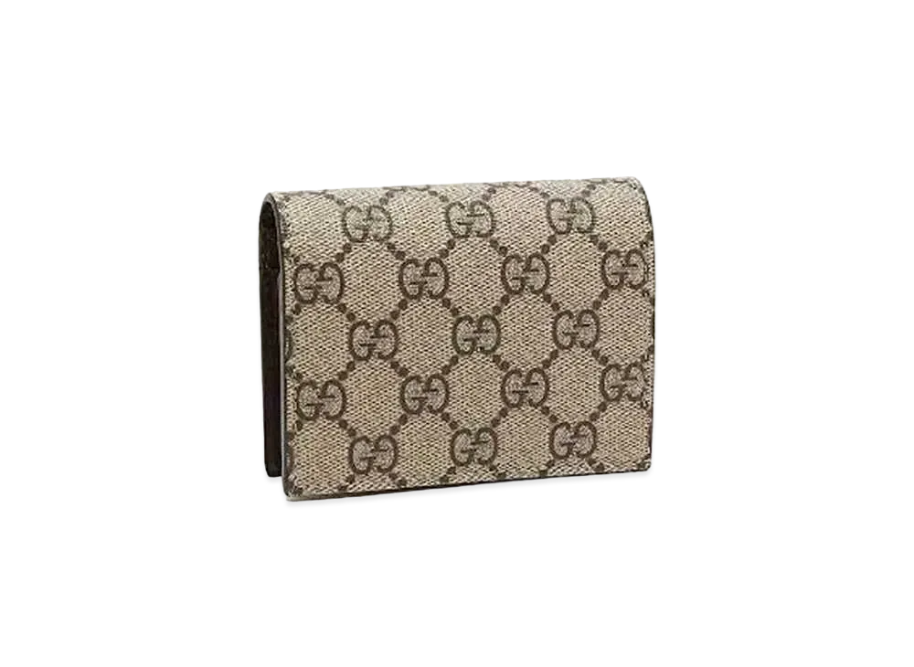 グッチ GGスプリーム カードケース "ベージュ" 508757 KHNKG 8358
