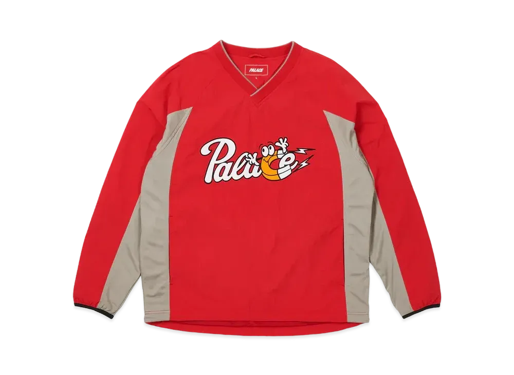 PALACE SHELL PULLOVER JACKET "Red"