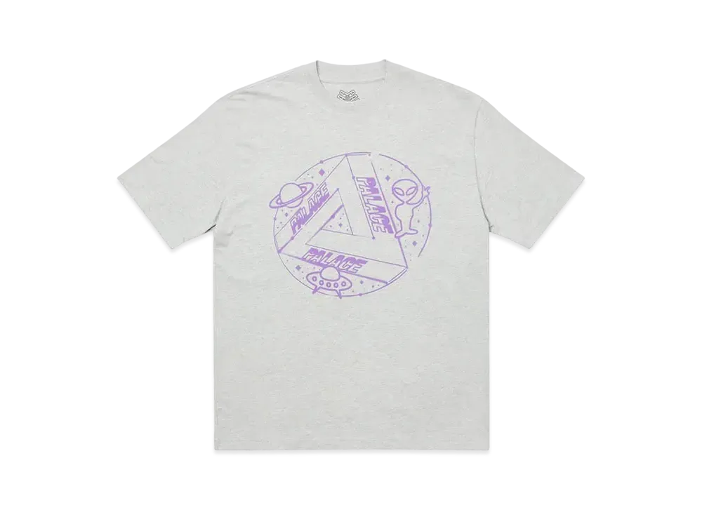 PALACE SPACE CADET T-SHIRT "Grey Marl"
