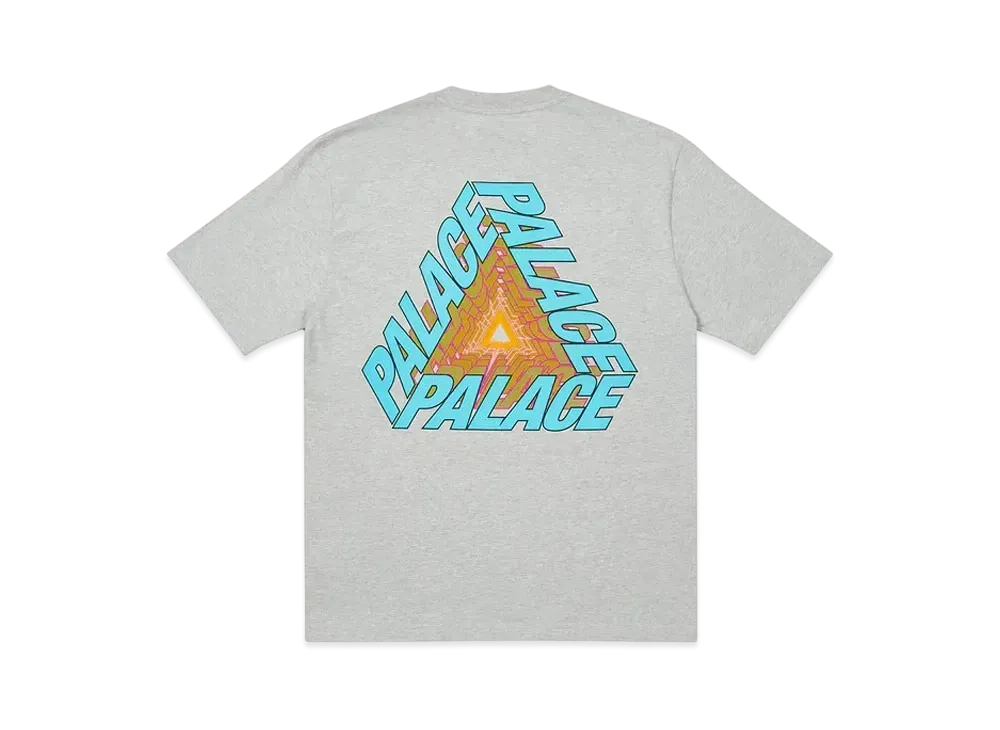 PALACE P3 BARE TIMES T-SHIRT "Grey Marl"